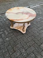 Belle table en marbre avec laiton, Enlèvement ou Envoi
