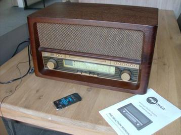 Retro radio/cd/usb/bluetooth