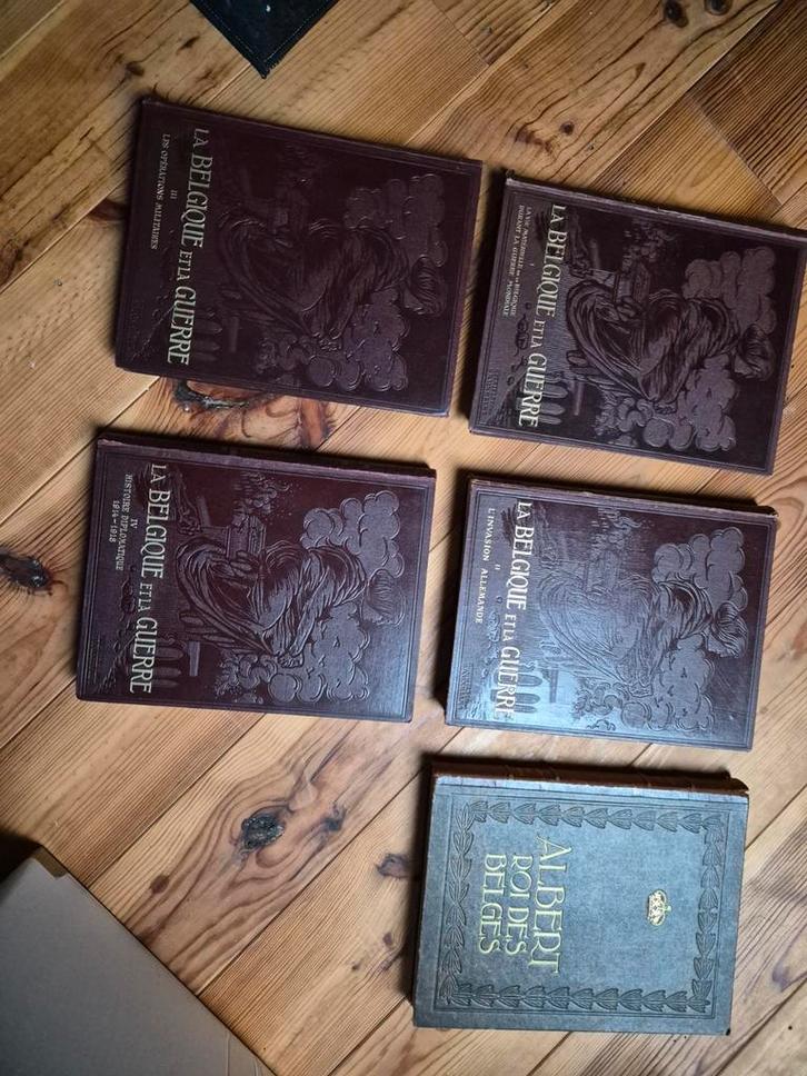 België en de oorlog. Collectie tussen 1920 en 1923., Antiek en Kunst, Antiek | Boeken en Manuscripten, Ophalen