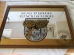 Reclamespiegel "Brugse Tarwebier - Blanche de Bruges", Verzamelen, Biermerken, Ophalen of Verzenden, Zo goed als nieuw, Reclamebord, Plaat of Schild