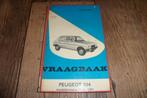 Vraagbaak Peugeot 104 76-81, Ophalen of Verzenden