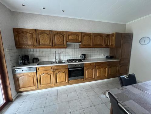 Eiken keuken te koop, Huis en Inrichting, Keuken | Complete keukens, Gebruikt, Enkelwandige keuken, Bruin, Hout, Ophalen
