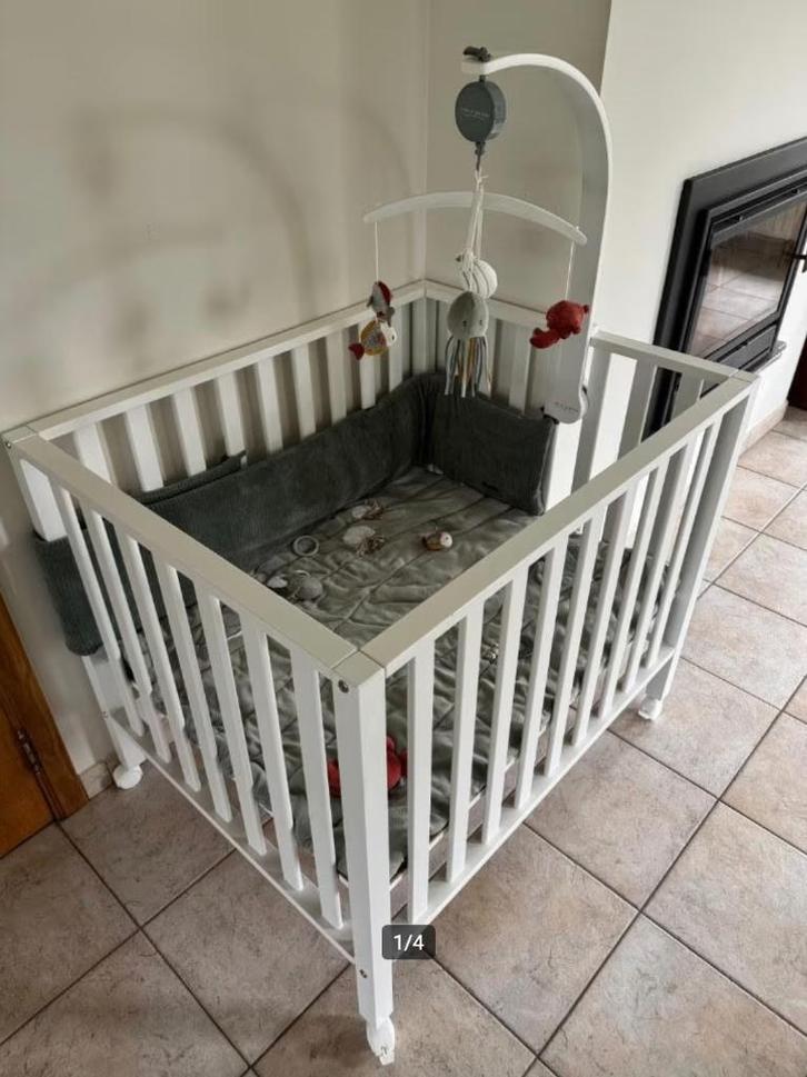 Childhome Park 97, Enfants & Bébés, Parcs, Comme neuf, Rectangulaire, Réglable en hauteur, Roulettes, Enlèvement