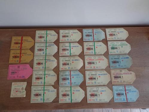 RSC Anderlecht oude kampioenschapstickets, Verzamelen, Sportartikelen en Voetbal, Gebruikt, Overige typen, Ophalen of Verzenden