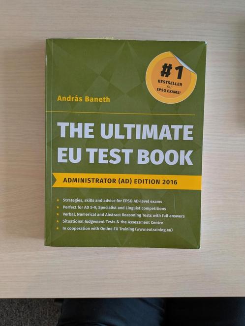 The Ultimate EU Test Book, Administrator (AD) Edition 2016, Boeken, Overige Boeken, Gelezen, Ophalen