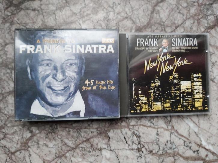 A Tribute to Frank Sinatra en His Greatest Hits, Cd's en Dvd's, Cd's | Jazz en Blues, Gebruikt, Ophalen of Verzenden