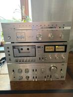 MONSTERAMPLIFIER JVC 2x80W VINTAGE +DECK+TUNER-TOP SET, Audio, Tv en Foto, Stereoketens, Ophalen of Verzenden, Zo goed als nieuw