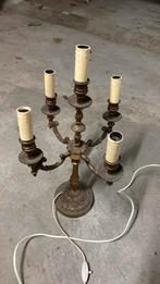 Oude kandelaar met 5 lichtpunten, Ophalen, Koper of Brons
