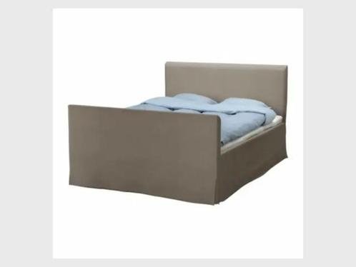 Landelijk bed Floro 160 cm ektorp met headboard, Maison & Meubles, Chambre à coucher | Lits, Comme neuf, Deux personnes, 160 cm