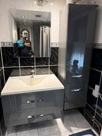 Badkamer  meubel kleur donker grijs, Huis en Inrichting, Badkamer | Badkamermeubels, Ophalen, Gebruikt