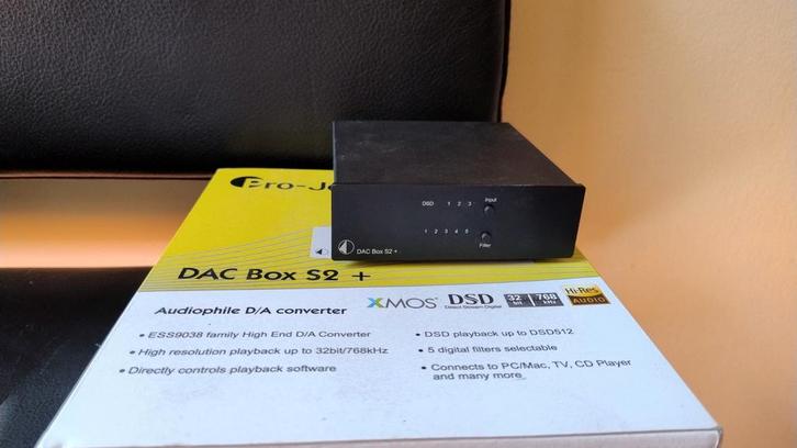 Pro ject DAC BOX S 2 +, Audio, Tv en Foto, Converters, Zo goed als nieuw, Ophalen of Verzenden