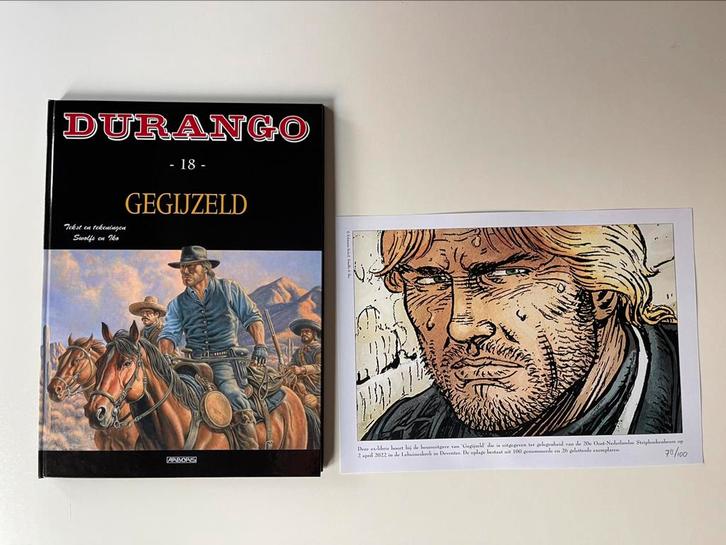 Durango Hc gegijzeld Gelegenheidsuitgaven op 100 ex, Boeken, Stripverhalen, Ophalen of Verzenden