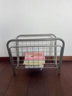 Vintage metalen magazinehouder, Ophalen, Gebruikt