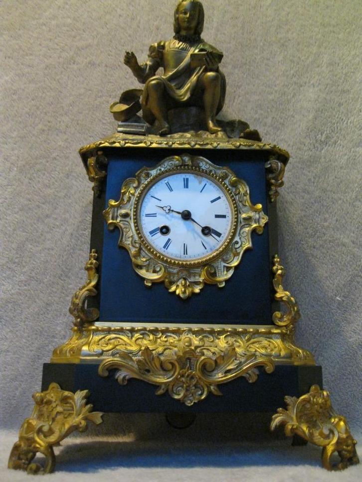 touwtjesklok periode 1850 GRINGOIR., Antiek en Kunst, Antiek | Klokken, Ophalen