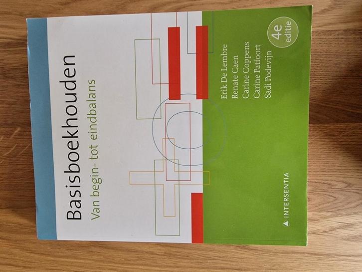 Basisboekhouden
van begin- tot eindbalans, Boeken, Studieboeken en Cursussen, Zo goed als nieuw, Ophalen