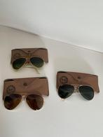 3 lunettes de soleil vintage Rayban de style aviateur, Bijoux, Sacs & Beauté, Ray-Ban, Utilisé, Enlèvement ou Envoi, Lunettes de soleil