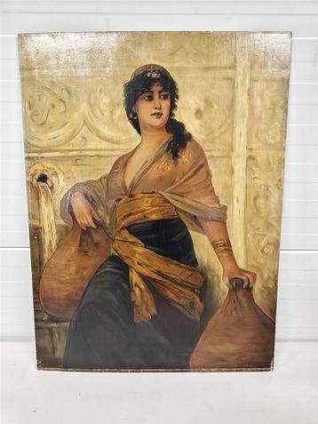 A5800 Reproductie van Woman at a Well [M. Leyssius] beschikbaar voor biedingen