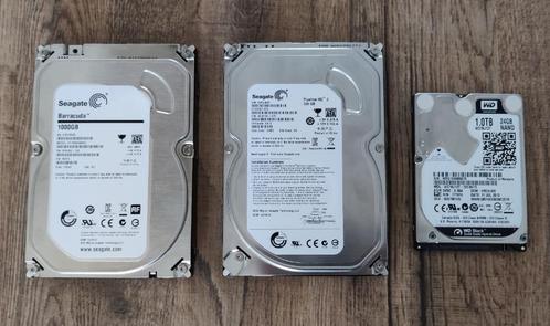 Verschillende harde schijven, Computers en Software, Harde schijven, Gebruikt, Desktop, Intern, HDD, SATA, Ophalen