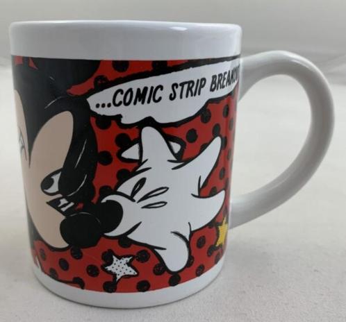 Disney Comic Strip Breakout Mickey Mouse Mug Tasse Tasse Tas, Maison & Meubles, Cuisine | Vaisselle, Utilisé, Enlèvement ou Envoi