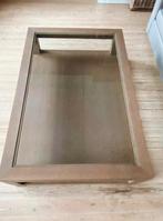 Table basse salon en chaîne massif, état impeccable, 100 à 150 cm, Moins de 50 cm, Enlèvement, Utilisé