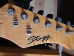 Guitare electrique STAGG sunburn stratocaster strat, Musique & Instruments, Comme neuf, Électrique, Enlèvement, 6 cordes