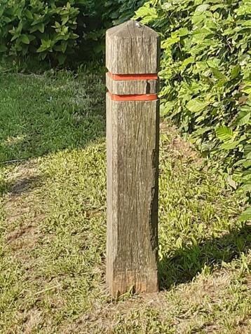 Houten palen beschikbaar voor biedingen