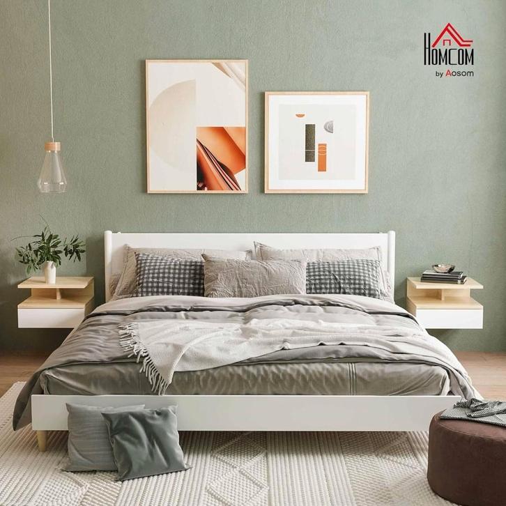 Set de 2 tables de chevet suspendues, Maison & Meubles, Chambre à coucher | Tables de chevet, Neuf, Enlèvement