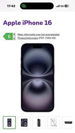 Nieuwe iPhone 16, 128GB, Telecommunicatie, Mobiele telefoons | Apple iPhone, Ophalen, Nieuw