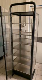Armoire vitrée professionnelle avec étagères et serrure, Maison & Meubles, Enlèvement, Comme neuf, Métal
