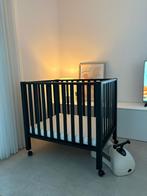 Zwart (verstelbaar) park op wieltjes, Kinderen en Baby's, Babyparken, Ophalen, Wieltjes