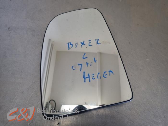 Spiegelglas links van een Peugeot Boxer, Auto-onderdelen, Spiegels, Peugeot, Gebruikt, 3 maanden garantie, Ophalen of Verzenden