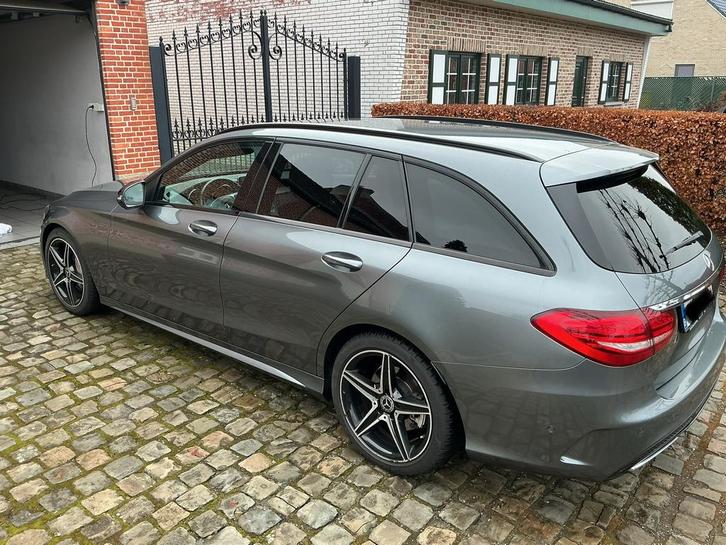 Mercedes C200 d, Auto's, Mercedes-Benz, Particulier, C-Klasse, Diesel, Break, 5 deurs, Automaat, Overige kleuren, Zwart, Leder