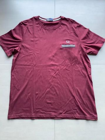 T-Shirt Fred Perry Rood ( Bordeaux ) XL
