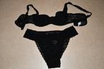 Zwart lingeriesetje - Naiara - M, Naiara, Ophalen of Verzenden, Zwart, Setje