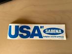 Sabena sticker USA, Enlèvement ou Envoi