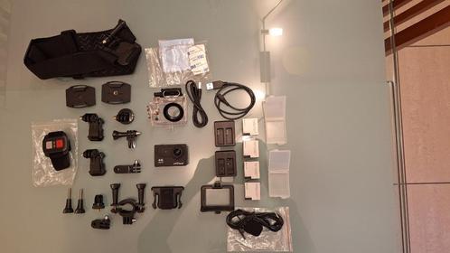 BIJNA NIEUWE 4K-SPORTACTIECAMERA MET MEERDERE BATTERIJEN, Audio, Tv en Foto, Actiecamera's, Zo goed als nieuw, Overige merken