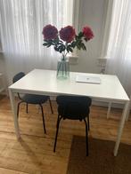IKEA MELLTORP Tafel, wit, 125x75 cm, Ophalen, 100 tot 150 cm, 50 tot 100 cm, Zo goed als nieuw