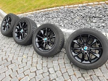 BMW 1-serie velgen en 2 Continental 205/55/16 winterbanden beschikbaar voor biedingen
