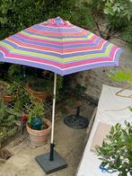 Parasol vintage avec sac de transport et pied, Ophalen, 1 tot 2 meter, Stokparasol, Verstelbaar