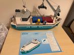 Playmobil, vrachtschip, Kinderen en Baby's, Speelgoed | Playmobil, Ophalen, Zo goed als nieuw, Complete set
