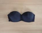 Zwarte bandeau strapless BH beha Maat 70B, Ophalen of Verzenden, BH