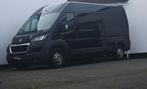 Peugeot Boxer 2.0 BlueHDi L3H2 Prem. 163 PK *6 ZIT *TREKHAAK, Auto's, Stof, 4 cilinders, Zwart, 120 kW
