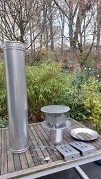 Dakdoorvoer (150 mm) voor houtkachel voor plat dak, Doe-het-zelf en Bouw, Ophalen, Nieuw, Afzuiger