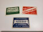 3 Losse Speelkaarten Likeuren A. Goosens HERZELE, Verzamelen, Ophalen of Verzenden, Speelkaart(en)
