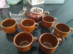 6 tassen en koffiepot FINA voor 1e, Maison & Meubles, Cuisine | Vaisselle, Enlèvement ou Envoi