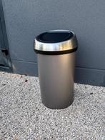 Vuilnisbak Brabantia touch bin 60L, Ophalen, Gebruikt, 50 tot 75 cm, 40 liter of meer