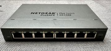 Switch Gigabit  Netgear GS108E 8 ports disponible aux enchères