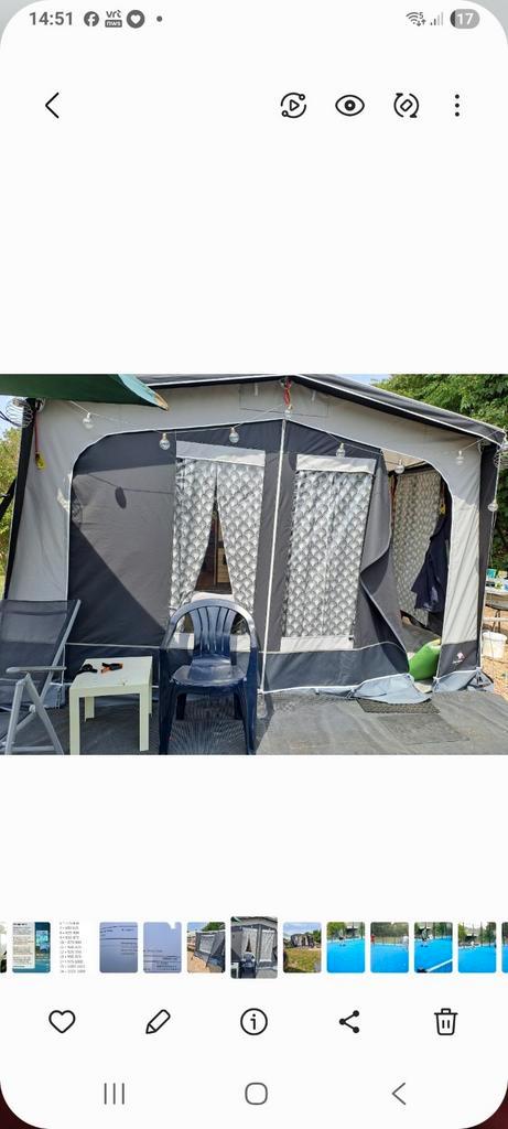 Voortent voor caravan, Caravans en Kamperen, Voortenten en Luifels, Zo goed als nieuw, Dorema, Ophalen