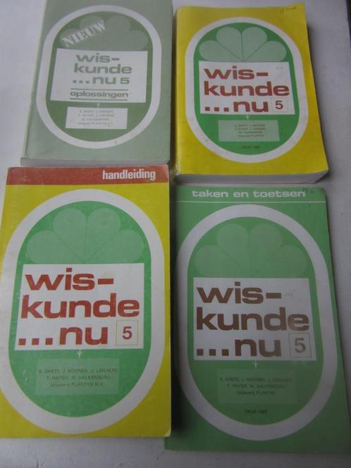 wiskunde nu 5lj handboek handleiding takenboek oplossingen, Boeken, Schoolboeken, Ophalen of Verzenden