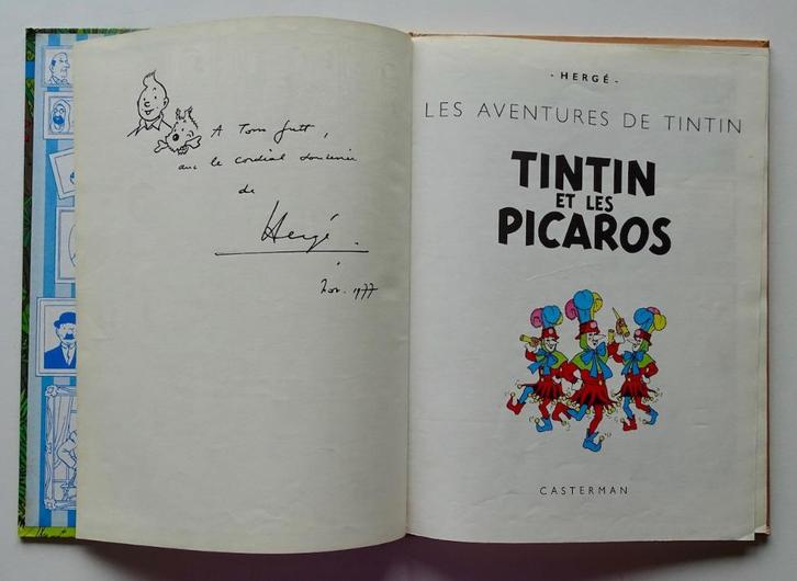 Kuifje wijdt Hergé Picaros, Boeken, Stripverhalen, Gelezen, Eén stripboek, Ophalen